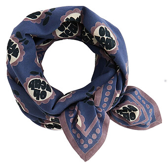 Big Foulard Latika Yeah - Indigo 