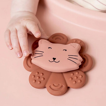 Jouet Spinner à Ventouse en Silicone - Mrs. Cat