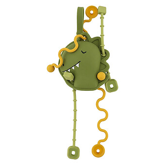 Jouet Sensoriel à Tirer en Silicone - Mr. Dino