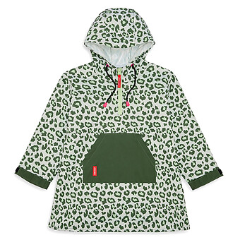 Poncho de Pluie Green Leopard - 4/6 Ans