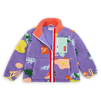 Veste Polaire Floral - 4/6 Ans