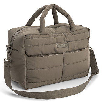 Sac à Langer Matelassé - Taupe 