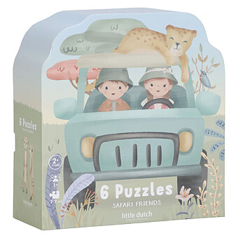 Lot de 6 Puzzles Safari Friends