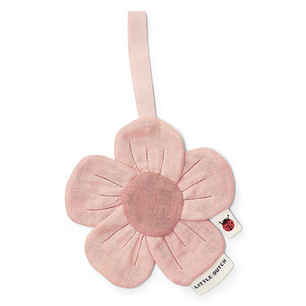 Doudou Attache Sucette Fleur Fairy Garden - Rose