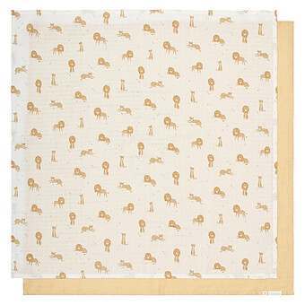 Lot de 2 Langes Safari Friends - Safari Leo
