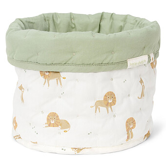 Grand Panier de Commode Rond Safari Friends - Safari Lion