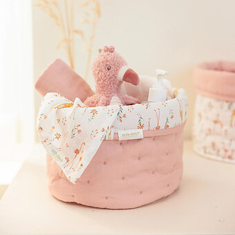 Petit Panier de Commode Rond Safari Friends - Blooming Safari