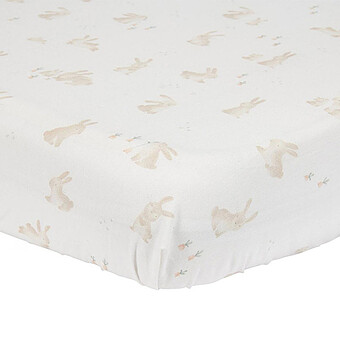 Drap Housse Newborn Naturals Baby Bunny - 70-75 x 140-150 cm 