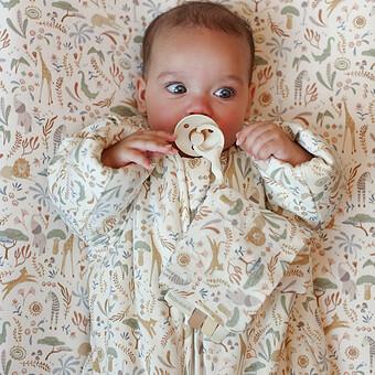 Doudou Attache Sucette Safari Friends - Safari Wonders