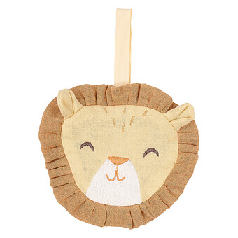 Doudou Attache Sucette Lion Safari Friends - Jaune