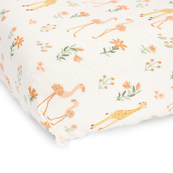 Drap Housse Safari Friends Blooming Safari - 70-75 x 140-150 cm