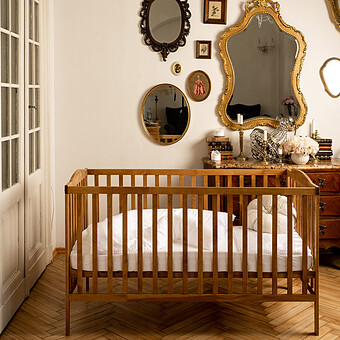 Lit Bébé Evolutif World of One Abuelo Chêne - 140 x 70 cm