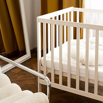 Lit Bébé Evolutif One Of Crib Coral Sand - 140 x 70 cm