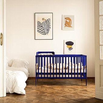 Lit Bébé Evolutif One Of Crib Deep Ocean - 140 x 70 cm