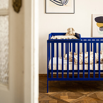 Lit Bébé Evolutif One Of Crib Deep Ocean - 140 x 70 cm