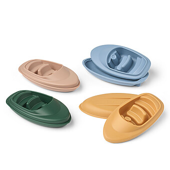 Lot de 4 Bateaux Corin - Beach Blue Multi Mix