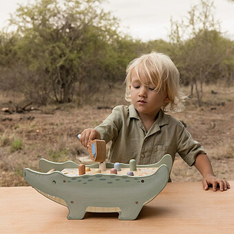 Banc à Marteler en Bois - Safari Friends