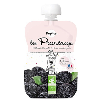 Gourde Repas Bio Pruneaux - 120 g