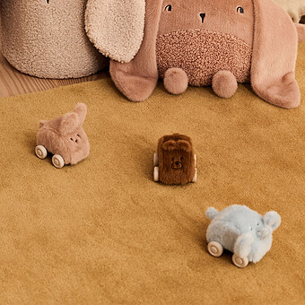 Lot de 3 Voitures en Peluche Ansel - Pale Tuscany Mix