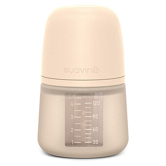 Biberon Silicone Tétine SX Pro Colour Essence Sable - 120 ml