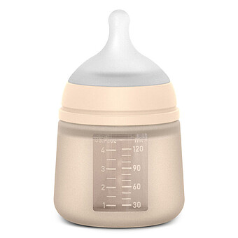 Biberon Silicone Tétine SX Pro Colour Essence Sable - 120 ml