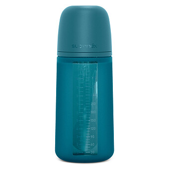 Biberon Silicone Tétine SX Pro Colour Essence Bleu Océan - 330 ml