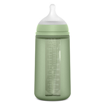 Biberon Silicone Tétine SX Pro Colour Essence Vert Intense - 330 ml