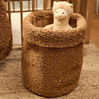 Panier de Rangement Curlé - Dark Hazel