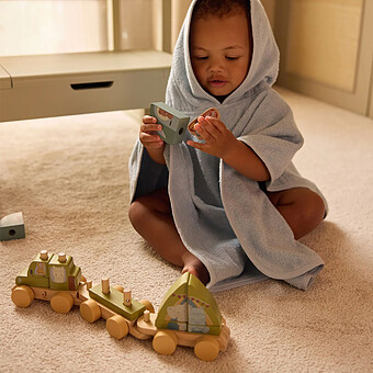 Jouet Train en Bois - Camping Jollies