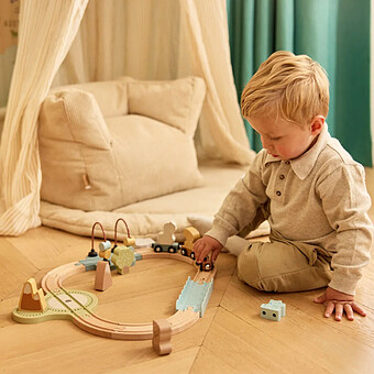 Circuit de Train en Bois - Jollies