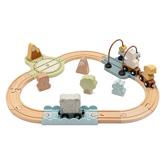 Circuit de Train en Bois - Jollies