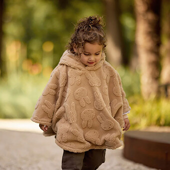 Poncho Teddy Jacquart Miffy - Biscuit