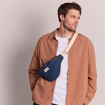 Sac Banane Olivia - Denim Bleu Foncé