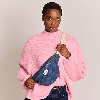 Sac Banane Olivia - Denim Bleu Foncé