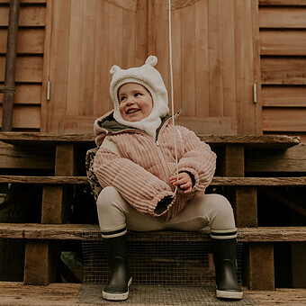 Cagoule Teddy Ecru - 2/4 Ans