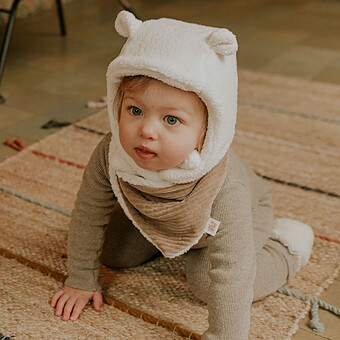 Bonnet Teddy Ecru - 3/9 Mois