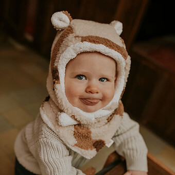 Bonnet Teddy Dog - 3/9 Mois
