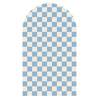 Tableau Magnétique Arche - Damier Bleu