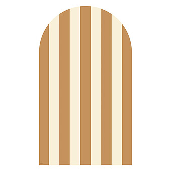 Tableau Magnétique Arche Rayée - Camel Beige