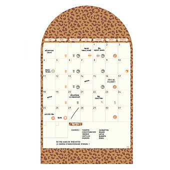 Calendrier Mensuel Perpétuel Magnétique Arche - Graou Camel