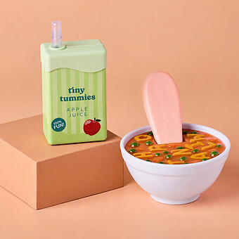 Soupe Alphabet et Jus de Pomme pour Poupée