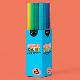 Lot de 16 Feutres Super Clean