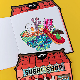 Livre de Coloriage Coloring Boutique - Sushi Shop
