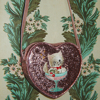 Sac à Main Bandoulière Coeur - Kitty