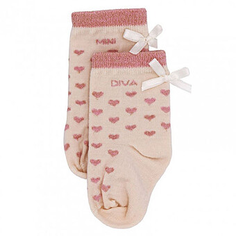 Chaussettes Coeurs Mini Diva Pétale - 6/18 Mois 