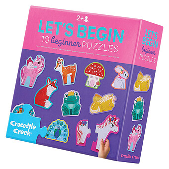 Lot de 10 Puzzles Let's Beggin 2 Pièces - Licorne