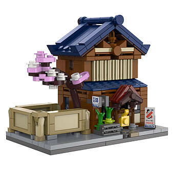 Jeu de Construction Mini Bains Japonais Sento