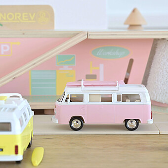 Volkswagen Combi T2b Camper Van 1973 Jet-car 1/43 - Rose Pastel