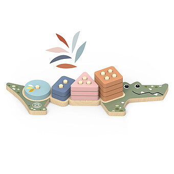 Crocodile d'Eveil à Empiler et Trier