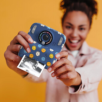 Appareil Photo Instantané Pixiprint Smiley World - Bleu
